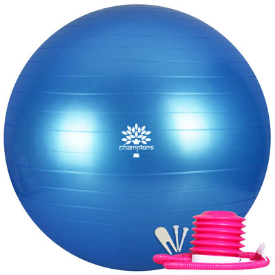 Upanishad yoga ball 75cm thick explosion-proof fitness ball pregnant women midwife with inflatable tube blue
Upanishad yoga ball 75cm thick explosion-proof fitness ball pregnant women midwife with inflatable tube blue