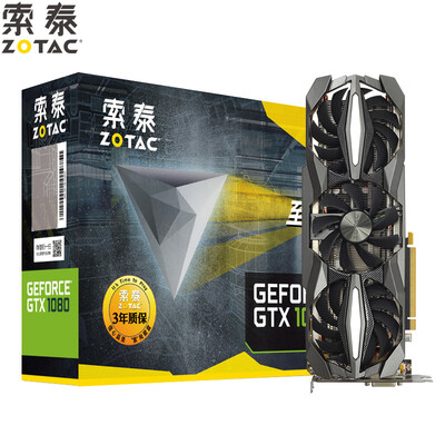 ZOTAC GeForce GTX1080-8GD5X Extreme PLUS OC 1721-1860MHz / 10110MHz 8G / 256bit графическая карта GDDR5X PCI-E
ZOTAC GeForce GTX1080-8GD5X Extreme PLUS OC 1721-1860MHz / 10110MHz 8G / 256bit графическая карта GDDR5X PCI-E
