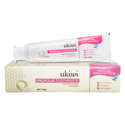 Niu Xi elf (ukiwi) propolis baking soda toothpaste 120g (white teeth imported from New Zealand
Niu Xi elf (ukiwi) propolis baking soda toothpaste 120g (white teeth imported from New Zealand