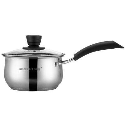 【Jingdong Supermarket】 Golden Key (GOLDEN KEY) Milk pot 16cm stainless steel to really the end of a single handle GK-16A1F
【Jingdong Supermarket】 Golden Key (GOLDEN KEY) Milk pot 16cm stainless steel to really the end of a single handle GK-16A1F