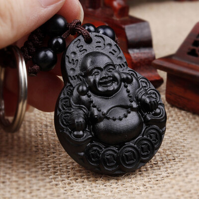 Chinese Traditional Wood Products Ebony Wood Good Luck Peace Winding Maitreya Car Key Ring Pendant Keychain
Chinese Traditional Wood Products Ebony Wood Good Luck Peace Winding Maitreya Car Key Ring Pendant Keychain