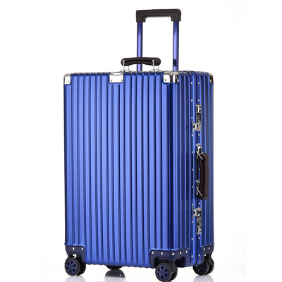 Travel House Aluminum Magnesium Alloy Retro Aluminum Frame Trolley Case Female Universal Wheel Boarding Luggage Female T1858 Black 20 Inch
Travel House Aluminum Magnesium Alloy Retro Aluminum Frame Trolley Case Female Universal Wheel Boarding Luggage Female T1858 Black 20 Inch