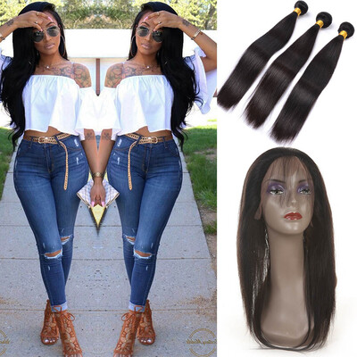 100% Virgin Hair With Lace Closure 360 Frontal With Bundles Straight Hair and Frontal Closure Pre Plucked closure With Bundles
100% Virgin Hair With Lace Closure 360 Frontal With Bundles Straight Hair and Frontal Closure Pre Plucked closure With Bundles