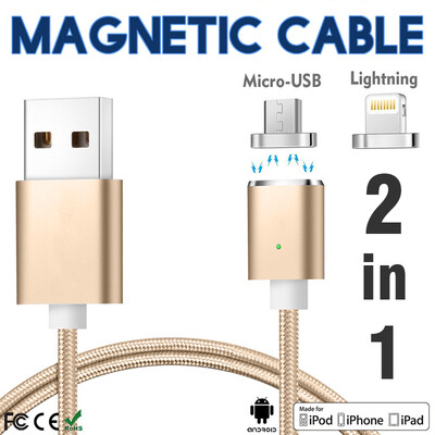 Keymao Magnetic Phone Kabel Data Lightning Charger Cable 2-in-1 Micro USB for iPhone 7 7 plus 6 6s Plus iPad Samsung S6 S7 S8 p
Keymao Magnetic Phone Kabel Data Lightning Charger Cable 2-in-1 Micro USB for iPhone 7 7 plus 6 6s Plus iPad Samsung S6 S7 S8 p