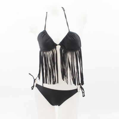 2017 Women Sexy Two Pieces Swimwear Printed Tassel Swimsuit Bathing Suit Bandage High Neck Padded Bikini Set Maillot De Bain
2017 Women Sexy Two Pieces Swimwear Printed Tassel Swimsuit Bathing Suit Bandage High Neck Padded Bikini Set Maillot De Bain
