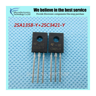10pcs free shipping A1358 C3421 2SA1358 2SC3421 2SA1358-Y 2SC3421-Y audio amplifier 5PCS A1358 5PCS C3421 new original
10pcs free shipping A1358 C3421 2SA1358 2SC3421 2SA1358-Y 2SC3421-Y audio amplifier 5PCS A1358 5PCS C3421 new original