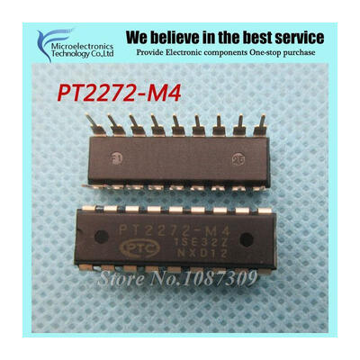 10pcs free shipping PT2272-M4 PT2272 M4 DIP-18 Remote control decoder IC new original
10pcs free shipping PT2272-M4 PT2272 M4 DIP-18 Remote control decoder IC new original