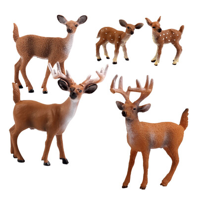 SURPRESA V Animal Set Toy Gift for Kidswhite-tailed Deer Clan 6 pieces of one set
SURPRESA V Animal Set Toy Gift for Kidswhite-tailed Deer Clan 6 pieces of one set