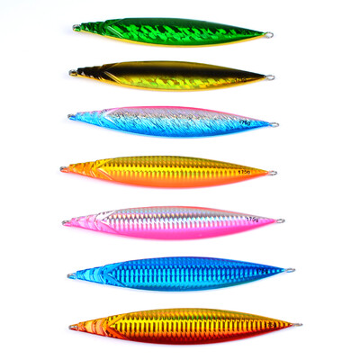 7PC Jigging Lure Lead Fish 175G / 15CM Metal Jig Fishing Lure Paillette Knife Wobbler Искусственный жесткий приманки
7PC Jigging Lure Lead Fish 175G / 15CM Metal Jig Fishing Lure Paillette Knife Wobbler Искусственный жесткий приманки