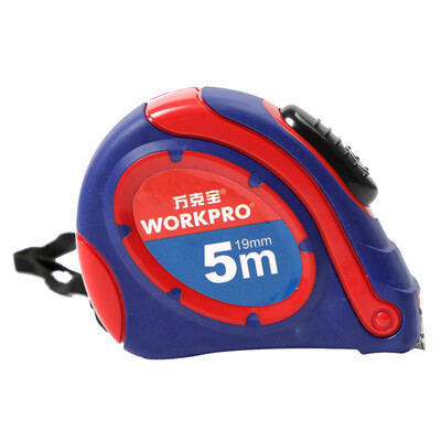 WACKER WORKPRO W061007N all-inclusive plastic self-locking metric steel tape measure red&blue color steel tape measuring tools 75 25mm
WACKER WORKPRO W061007N all-inclusive plastic self-locking metric steel tape measure red&blue color steel tape measuring tools 75 25mm