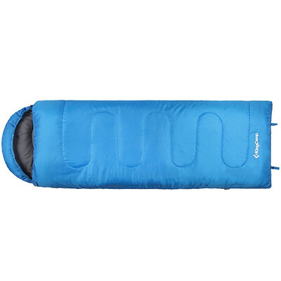 Коре KingCamp спальный мешок открытый взрослый хлопок спальный мешок толстый весенний кемпинг можно сшить двойной -3 ℃ KS3121 синий правый