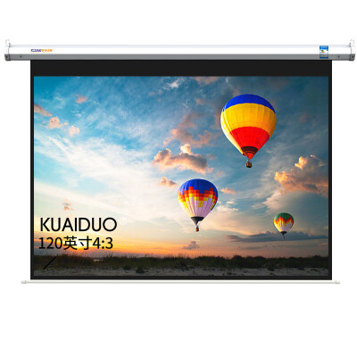 KUAIDUOXIAOWU 120-inch 4: 3 white plastic remote control electric screen projector office dual-use screen
KUAIDUOXIAOWU 120-inch 4: 3 white plastic remote control electric screen projector office dual-use screen