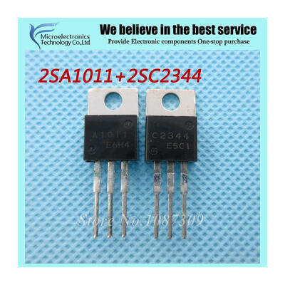 10pcs free shipping C2344 A1011 2SC2344 2SA1011 TO-220 amplifier pair tube (5pcs*C2344+5PCS*A1011)100% new original
10pcs free shipping C2344 A1011 2SC2344 2SA1011 TO-220 amplifier pair tube (5pcs*C2344+5PCS*A1011)100% new original
