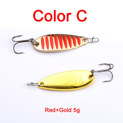 1PC Top Quality Fishing Lures 7 color fishing tackle 3-5-7.5g metal Lure fishing bait 6-8-10# high carbon hook spoon lures
1PC Top Quality Fishing Lures 7 color fishing tackle 3-5-7.5g metal Lure fishing bait 6-8-10# high carbon hook spoon lures