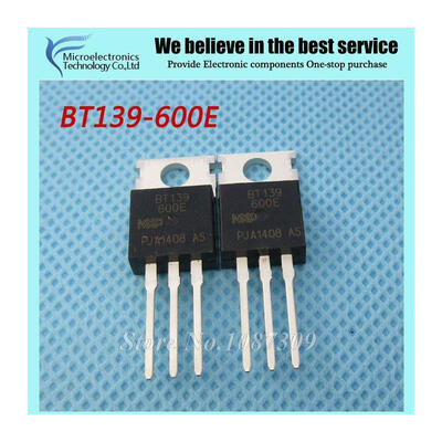 10pcs free shipping BT139-600E BT139 BT139-600 600V 18A Triacs RAIL TRIAC TO-220 new original
10pcs free shipping BT139-600E BT139 BT139-600 600V 18A Triacs RAIL TRIAC TO-220 new original