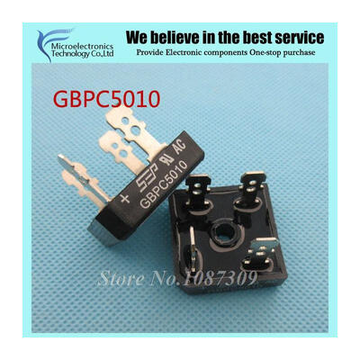 5pcs free shipping GBPC5010 Bridge Rectifiers 1000V 50A Bridge Rectifier new original
5pcs free shipping GBPC5010 Bridge Rectifiers 1000V 50A Bridge Rectifier new original
