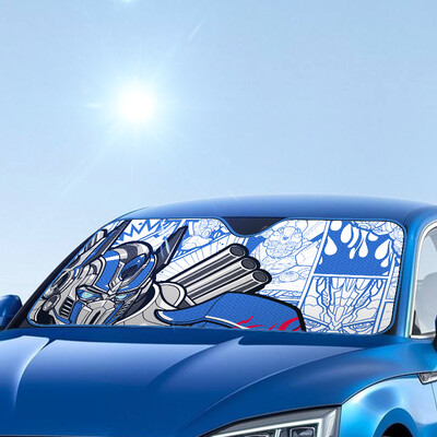 Transformers car sunshade with double thick single sheet front Optimus Prime version TFZY01
Transformers car sunshade with double thick single sheet front Optimus Prime version TFZY01