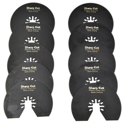 80mm HSS Oscillating Multi Tool Half Circle Saw Blades For metal Cutting 10pcsLot14TPIfit for Multimaster power tools
80mm HSS Oscillating Multi Tool Half Circle Saw Blades For metal Cutting 10pcsLot14TPIfit for Multimaster power tools