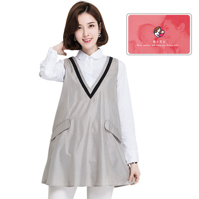 Peek anti-radiation clothing pregnant mother silver-white-collar clothing fashion anti-radiation card set all code
Peek anti-radiation clothing pregnant mother silver-white-collar clothing fashion anti-radiation card set all code