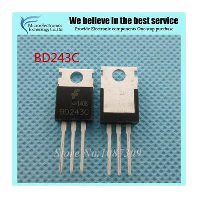 10PCS free shipping BD243C BD243 100V 6A TO-220 Bipolar Transistors - BJT NPN General Purpose new original
10PCS free shipping BD243C BD243 100V 6A TO-220 Bipolar Transistors - BJT NPN General Purpose new original
