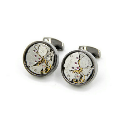 Yoursfs@ Gear Punk Cufflinks Cool Cuff links Men's Gift Stainless metal Machine Through the time of mechanical movement Men Gift
Yoursfs@ Gear Punk Cufflinks Cool Cuff links Men's Gift Stainless metal Machine Through the time of mechanical movement Men Gift