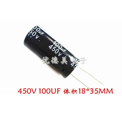 5pcs/lot 450V100UF 18*30 100UF 450V 18*35 Electrolytic capacitor new original free shipping
5pcs/lot 450V100UF 18*30 100UF 450V 18*35 Electrolytic capacitor new original free shipping