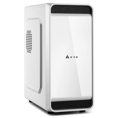 Предварительный просмотр в золотом поле A1 жемчужно-белый корпус MATX (поддержка материнской платы MATX / U3 / железная сетчатая пыль / SSD / обратная линия / вращающаяся жесткая дисковая рамка)