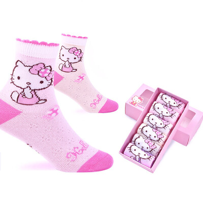 Hello Kitty (HELLOKITTY) Детские носки Девушки Tong Kok Цветочные носки Детские носки KT3039 Blend 6 Double Pack 14-16cm
Hello Kitty (HELLOKITTY) Детские носки Девушки Tong Kok Цветочные носки Детские носки KT3039 Blend 6 Double Pack 14-16cm