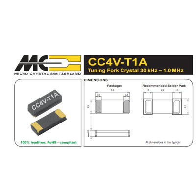 CC4V-TIA CM519 DST520S 32768K 32768KHZ 52mm