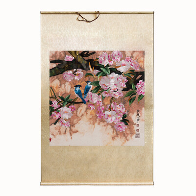 Xun yi ji Fine embroidery paintings Gui zhi pure hand made home decoration gift