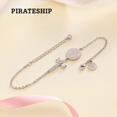 Pirate ship pirateship 925 silver bracelet female simple personality sweet fashion lollipop bracelet Korean version of the lovely women's gold-plated spring and summer silver bracelet
Pirate ship pirateship 925 silver bracelet female simple personality sweet fashion lollipop bracelet Korean version of the lovely women's gold-plated spring and summer silver bracelet