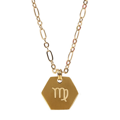 SURPRESA V Zodiac Necklace Plated Golden Pendant Constellation Necklace Astrology Choker
SURPRESA V Zodiac Necklace Plated Golden Pendant Constellation Necklace Astrology Choker