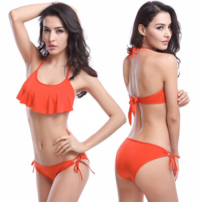 2017 Brazilian sexy bikini swimsuit Charming Deisgn Flounced Top adjustable Halters Removable Push up Bikinis free size
2017 Brazilian sexy bikini swimsuit Charming Deisgn Flounced Top adjustable Halters Removable Push up Bikinis free size