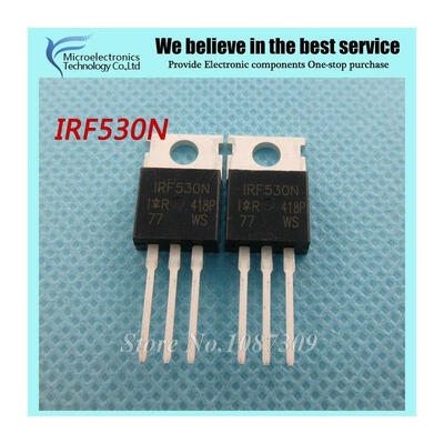 5PCS free shipping IRF530N IRF530 IRF530NPBF MOSFET MOSFT 100V 17A 90mOhm 247nC TO-220 new original
5PCS free shipping IRF530N IRF530 IRF530NPBF MOSFET MOSFT 100V 17A 90mOhm 247nC TO-220 new original