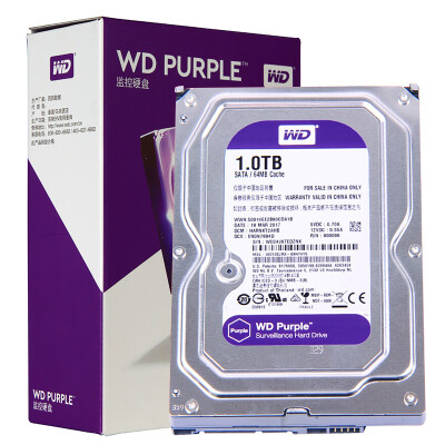 Western Digital (WD) Purple Plate 1TB SATA6Gb / s 64M Monitoring Hard Drive (WD10EJRX
Western Digital (WD) Purple Plate 1TB SATA6Gb / s 64M Monitoring Hard Drive (WD10EJRX