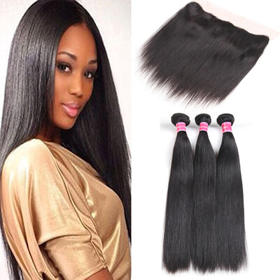 Fine Plus Brazilian Straight Hair with Lace Frontal 100 Unprocessed Virgin Human Hair Bundles with 13×4 Ear to Ear Closure
Fine Plus Brazilian Straight Hair with Lace Frontal 100 Unprocessed Virgin Human Hair Bundles with 13×4 Ear to Ear Closure