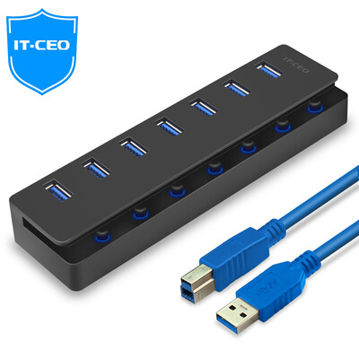 IT-директор 7 Коу USB3.0 разветвитель вытащили более семи высокоскоростной интерфейс расширения конвертер ноутбук настольные компьютеры HUB хаб черный W537
IT-директор 7 Коу USB3.0 разветвитель вытащили более семи высокоскоростной интерфейс расширения конвертер ноутбук настольные компьютеры HUB хаб черный W537