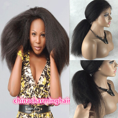 Italian Yaki African American Glueless Full Lace Wigs Brazilian Hair Kinky Straight Lace Front Wigs
Italian Yaki African American Glueless Full Lace Wigs Brazilian Hair Kinky Straight Lace Front Wigs