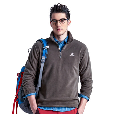 TECTOP catching fleece outdoor thickening warm men&women catching fleece solid color stand collar half cardigan soft&comfortable catching fleece MZRY033 male khaki 2XL
TECTOP catching fleece outdoor thickening warm men&women catching fleece solid color stand collar half cardigan soft&comfortable catching fleece MZRY033 male khaki 2XL