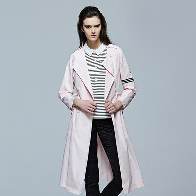 Mark Fairwhale Mark Huafei early spring leisure fashion sweet long windbreaker female 025
Mark Fairwhale Mark Huafei early spring leisure fashion sweet long windbreaker female 025
