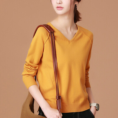 City plus CITYPLUS 2017 autumn&winter new style women&39s women V-neck solid color loose stitching sweater shirt sweater shirt CWYC178156 turmeric M
City plus CITYPLUS 2017 autumn&winter new style women&39s women V-neck solid color loose stitching sweater shirt sweater shirt CWYC178156 turmeric M