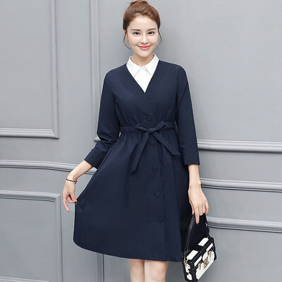 Markentsee 2017 Women's Autumn Fashion Long Sleeve Midset Set / Skirt Fall Slim Marble Elegant Shirt Chiffon One-piece Dress WWYG8659 Army Green M
Markentsee 2017 Women's Autumn Fashion Long Sleeve Midset Set / Skirt Fall Slim Marble Elegant Shirt Chiffon One-piece Dress WWYG8659 Army Green M