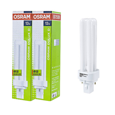 OSRAM OSRAM two needle plug tube 13W three primary colors dual tube compact energy saving lamp daylight color 2 loaded
OSRAM OSRAM two needle plug tube 13W three primary colors dual tube compact energy saving lamp daylight color 2 loaded