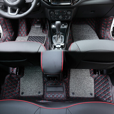Huashi jeep guide foot pad 17 new Jeep guides all surrounded by leather feet four seasons universal foot pad car modification special luxury models with wire ring - black red
Huashi jeep guide foot pad 17 new Jeep guides all surrounded by leather feet four seasons universal foot pad car modification special luxury models with wire ring - black red
