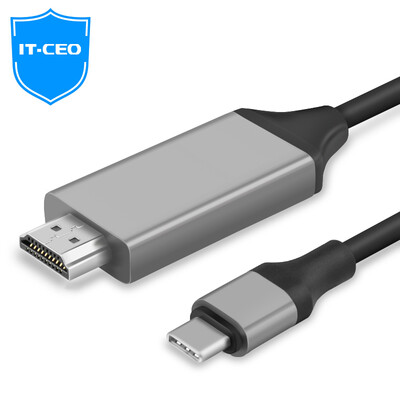 IT-CEO Type-C to HDMI video cable 4K HD conversion cable Macbook Apple laptop access TV projector converter 2 meters black Y1TC3-2
IT-CEO Type-C to HDMI video cable 4K HD conversion cable Macbook Apple laptop access TV projector converter 2 meters black Y1TC3-2
