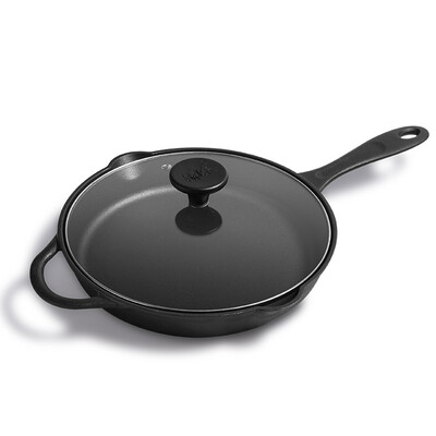 Casting (Jill May) 26cm cast iron pot pan frying pan open fire induction cooker universal glass cover section
Casting (Jill May) 26cm cast iron pot pan frying pan open fire induction cooker universal glass cover section