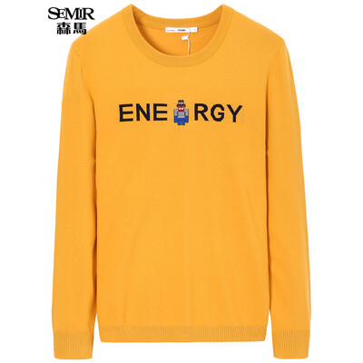 Semir Knitwear Men's Round Collar Set Letter Characters Sweater Tide 14316071017 Medium Yellow
Semir Knitwear Men's Round Collar Set Letter Characters Sweater Tide 14316071017 Medium Yellow