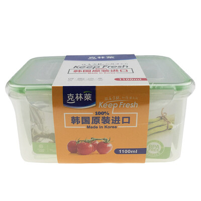 Kelin South Korea imported double sealed box crisper box dense box 1100ml rectangular sponge cloth wash cloth cloth IS-032
Kelin South Korea imported double sealed box crisper box dense box 1100ml rectangular sponge cloth wash cloth cloth IS-032