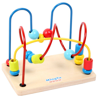 Ming Ting MING TA early education puzzle toys around the beads children baby baby enlightenment bead boxed
Ming Ting MING TA early education puzzle toys around the beads children baby baby enlightenment bead boxed
