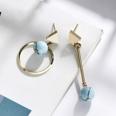 Static asymmetry design imitation marble earrings fashion avant-garde fashion earrings personalized earrings jewelry l blue
Static asymmetry design imitation marble earrings fashion avant-garde fashion earrings personalized earrings jewelry l blue